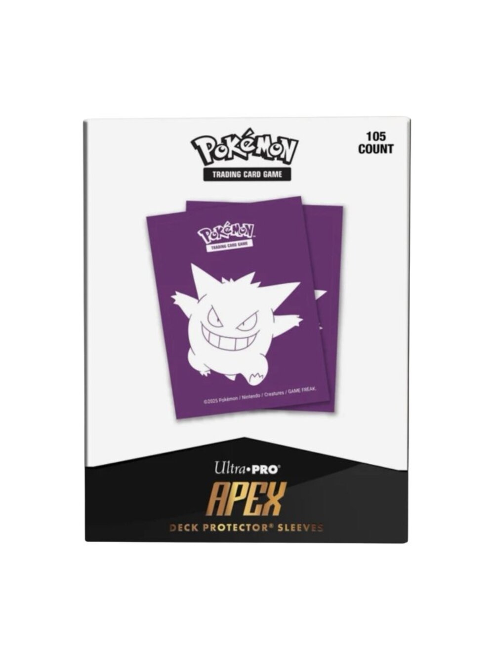 Ultra Pro Apex Deck Protector Sleeves Pokemon Gengar 105 CT
